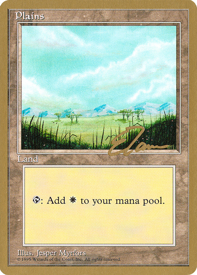 Plains (et365) (Eric Tam) [Pro Tour Collector Set] | Fandemonia Ltd