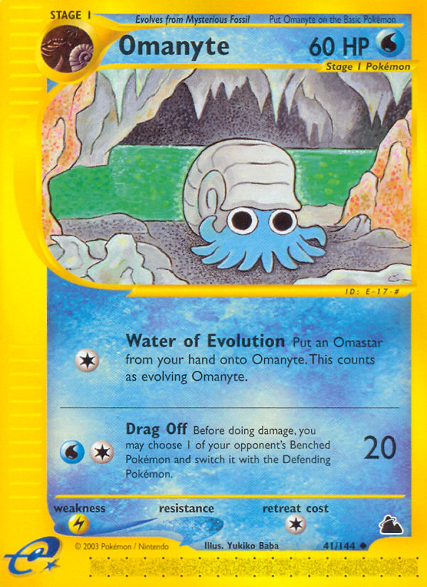 Omanyte (41/144) [Skyridge] | Fandemonia Ltd