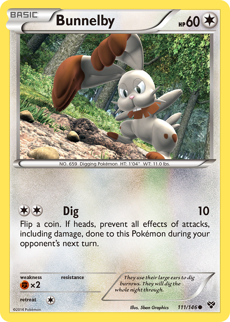 Bunnelby (111/146) [XY: Base Set] | Fandemonia Ltd