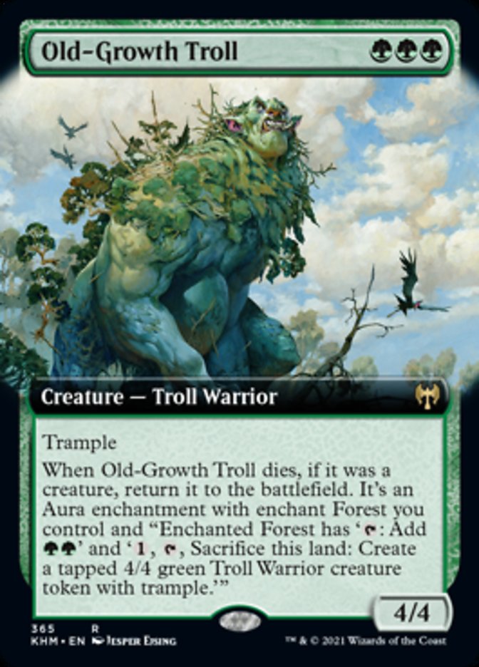 Old-Growth Troll (Extended Art) [Kaldheim] | Fandemonia Ltd