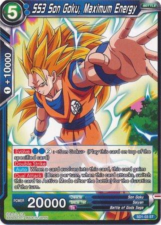 SS3 Son Goku, Maximum Energy (Starter Deck - The Awakening) [SD1-03] | Fandemonia Ltd