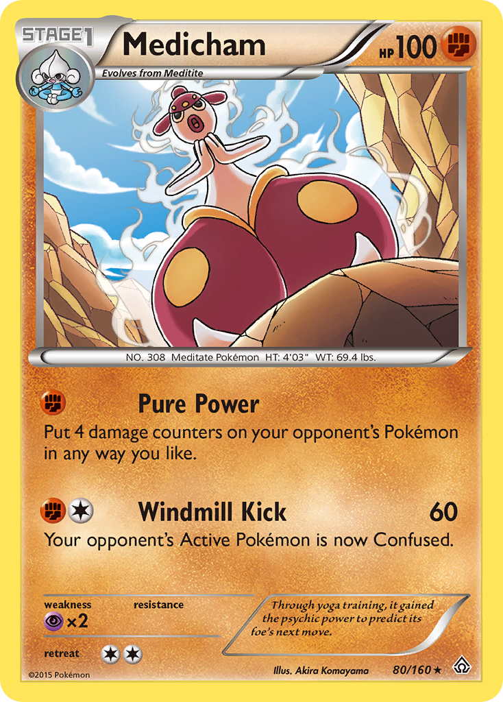 Medicham (80/160) [XY: Primal Clash] | Fandemonia Ltd