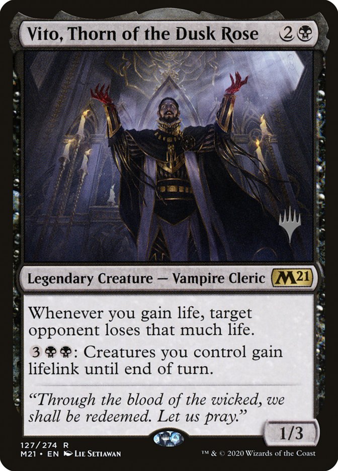 Vito, Thorn of the Dusk Rose (Promo Pack) [Core Set 2021 Promos] | Fandemonia Ltd