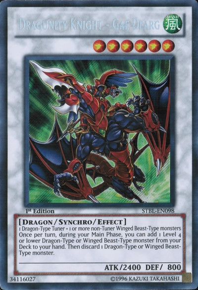 Dragunity Knight - Gae Dearg [STBL-EN098] Secret Rare | Fandemonia Ltd