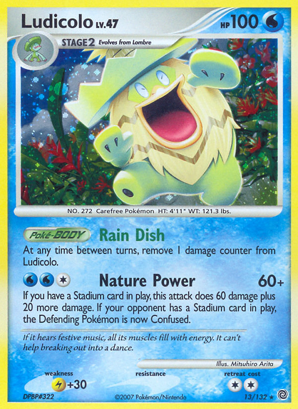 Ludicolo (13/132) [Diamond & Pearl: Secret Wonders] | Fandemonia Ltd