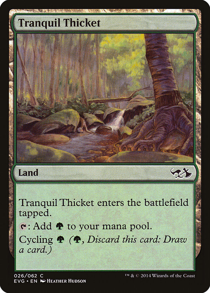 Tranquil Thicket (Elves vs. Goblins) [Duel Decks Anthology] | Fandemonia Ltd