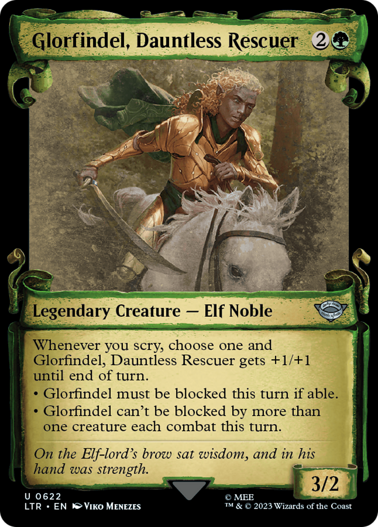 Glorfindel, Dauntless Rescuer [The Lord of the Rings: Tales of Middle-Earth Showcase Scrolls] | Fandemonia Ltd