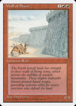 Wall of Stone [Fourth Edition] | Fandemonia Ltd