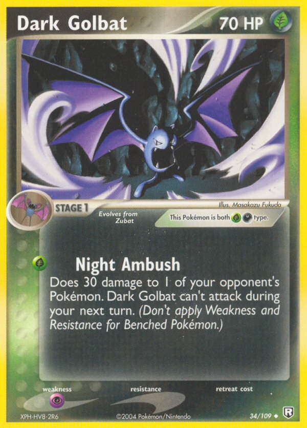 Dark Golbat (34/109) [EX: Team Rocket Returns] | Fandemonia Ltd