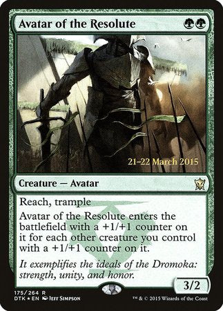 Avatar of the Resolute [Dragons of Tarkir Promos] | Fandemonia Ltd