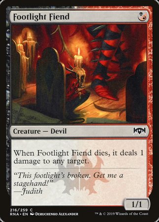 Footlight Fiend [Ravnica Allegiance] | Fandemonia Ltd