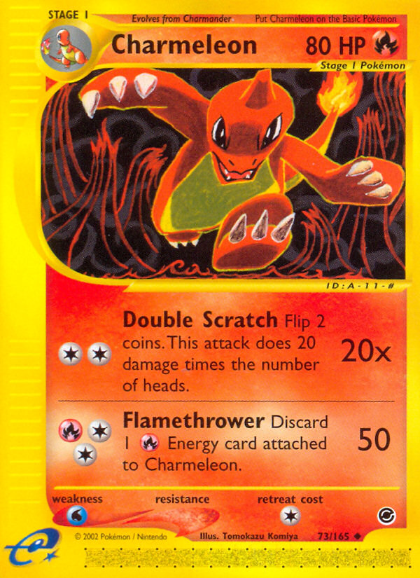 Charmeleon (73/165) [Expedition: Base Set] | Fandemonia Ltd