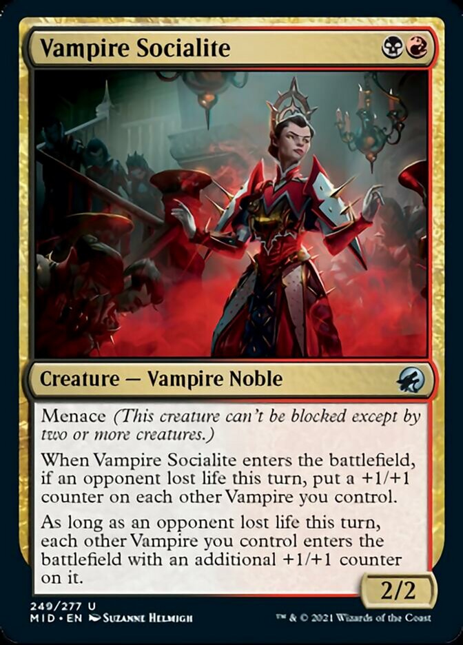 Vampire Socialite [Innistrad: Midnight Hunt] | Fandemonia Ltd