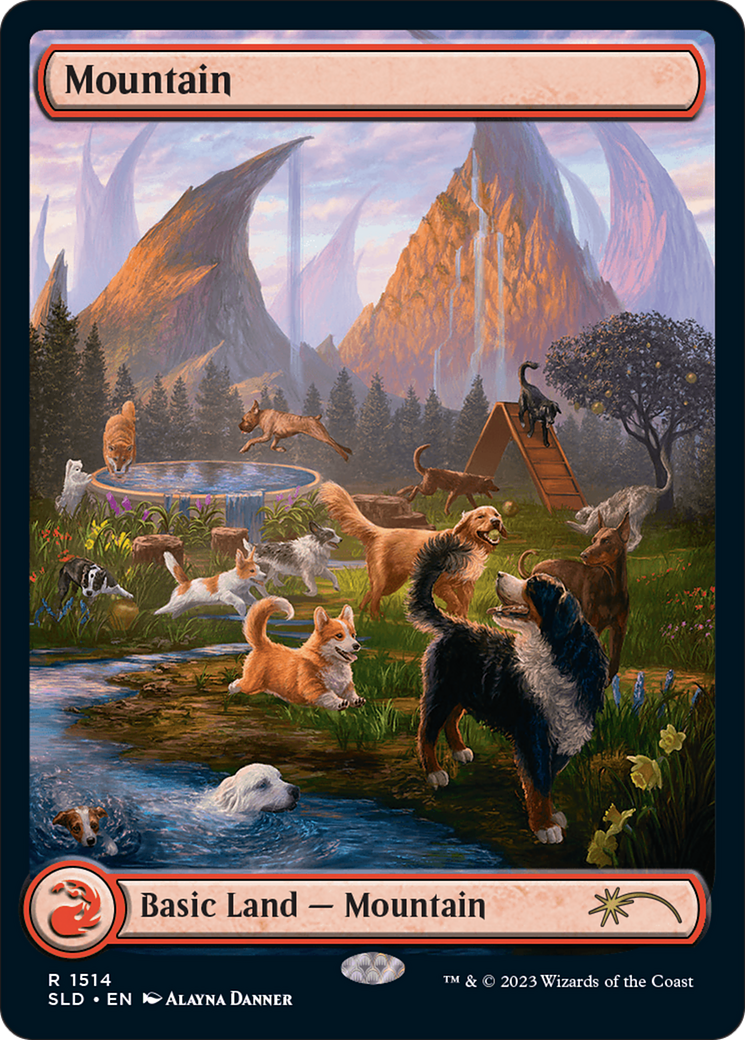 Mountain (1514) [Secret Lair Commander Deck: Raining Cats and Dogs] | Fandemonia Ltd