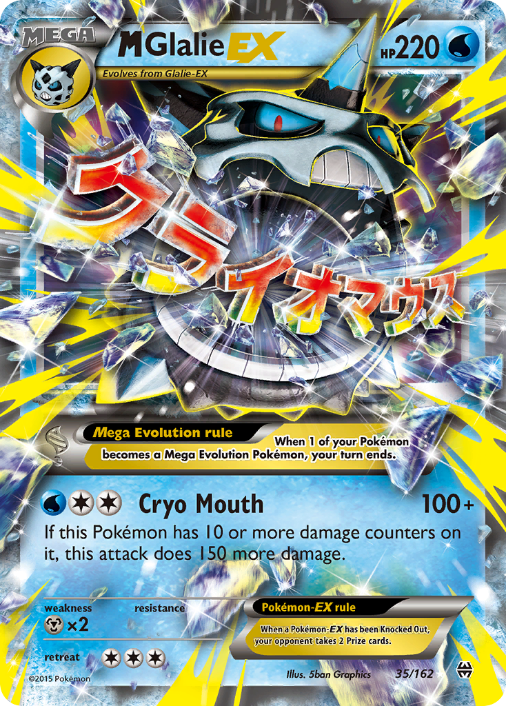 M Glalie EX (35/162) [XY: BREAKthrough] | Fandemonia Ltd