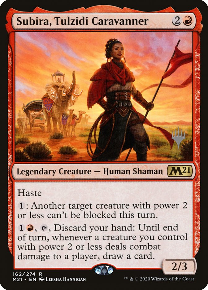 Subira, Tulzidi Caravanner (Promo Pack) [Core Set 2021 Promos] | Fandemonia Ltd