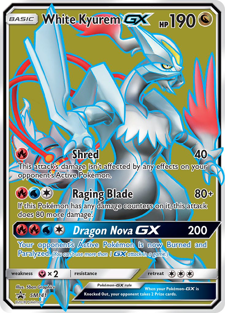 White Kyurem GX (SM141) [Sun & Moon: Black Star Promos] | Fandemonia Ltd