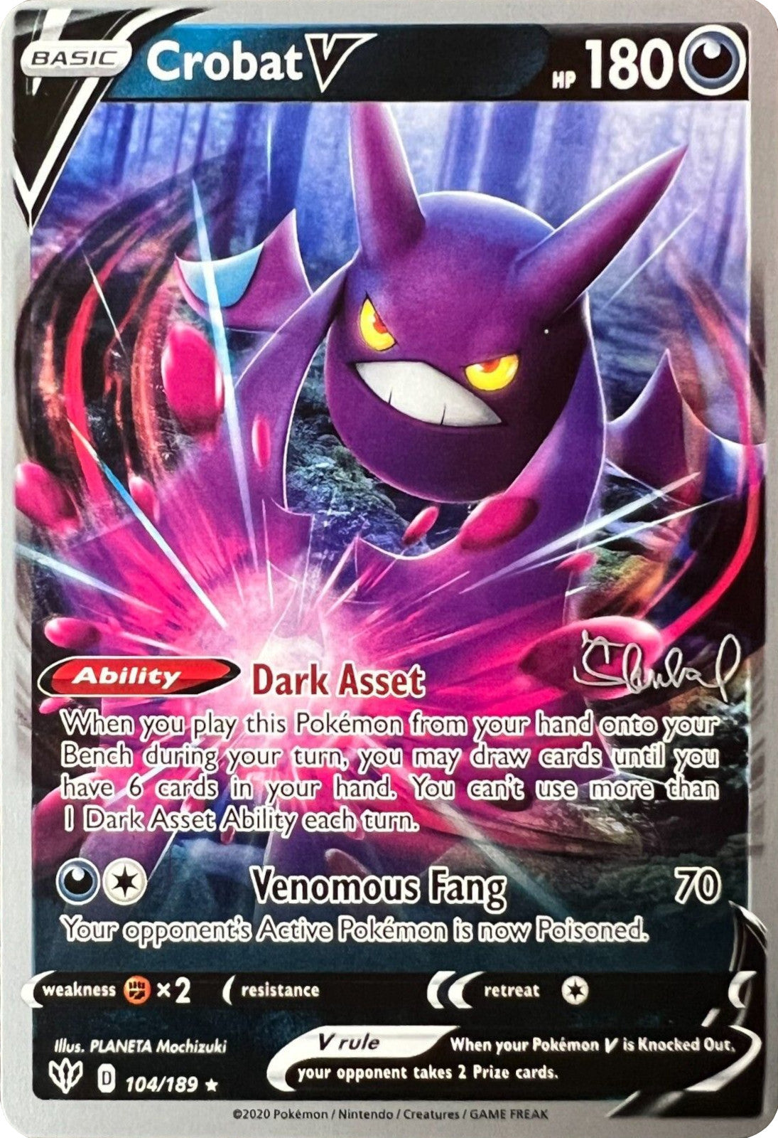 Crobat V (104/189) (ADP - Ondrej Skubal) [World Championships 2022] | Fandemonia Ltd