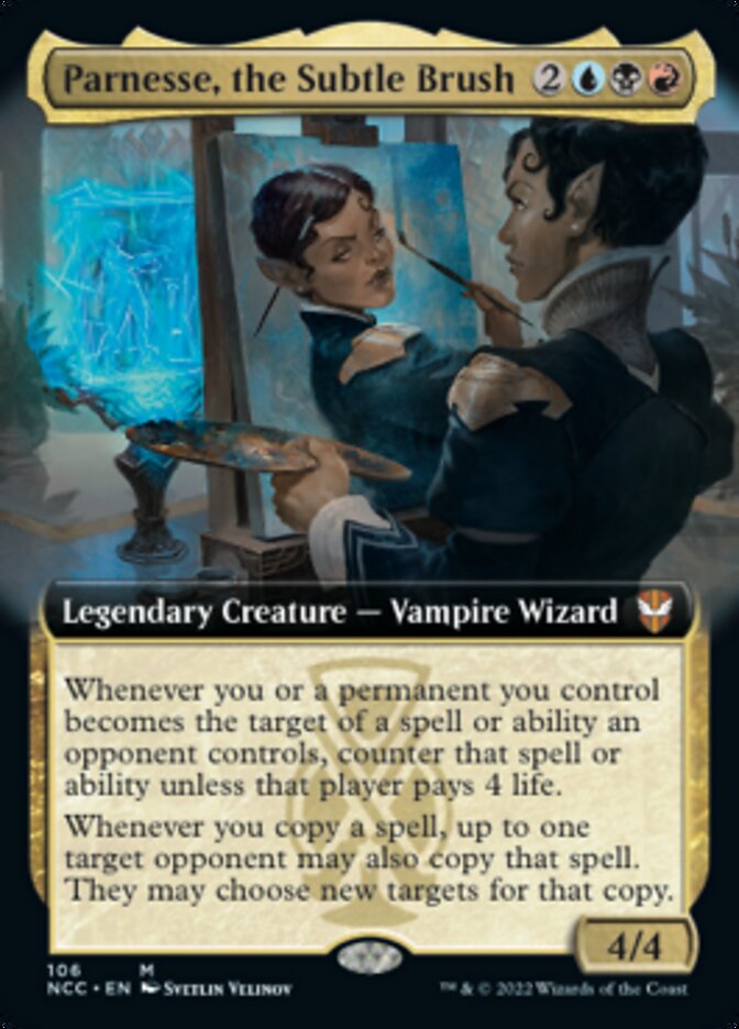 Parnesse, the Subtle Brush (Extended Art) [Streets of New Capenna Commander] | Fandemonia Ltd