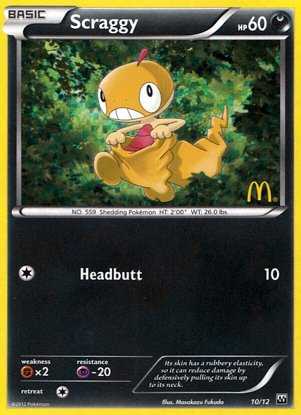 Scraggy (10/12) [McDonald's Promos: 2012 Collection] | Fandemonia Ltd