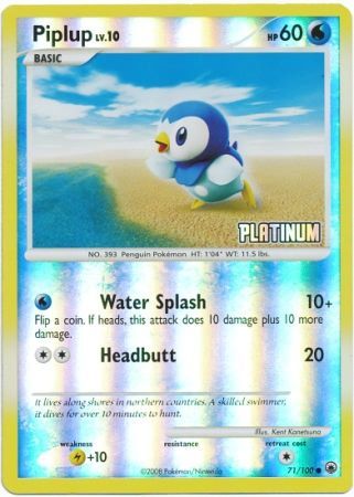 Piplup (71/100) [Burger King Promos: 2009 Collection] | Fandemonia Ltd