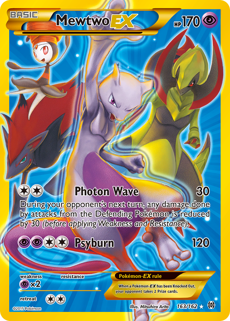 Mewtwo EX (163/162) [XY: BREAKthrough] | Fandemonia Ltd