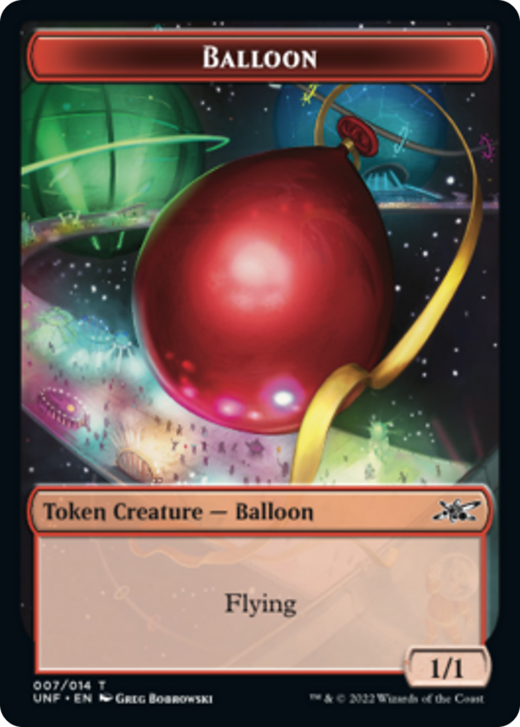 Cat // Balloon Double-sided Token [Unfinity Tokens] | Fandemonia Ltd