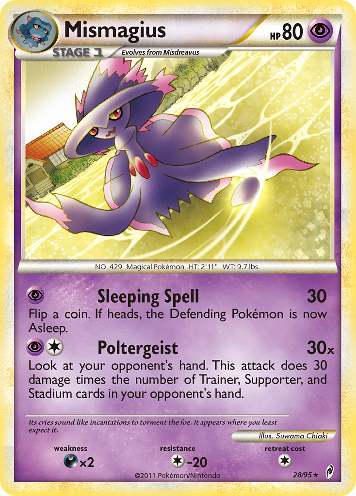 Mismagius (28/95) [HeartGold & SoulSilver: Call of Legends] | Fandemonia Ltd