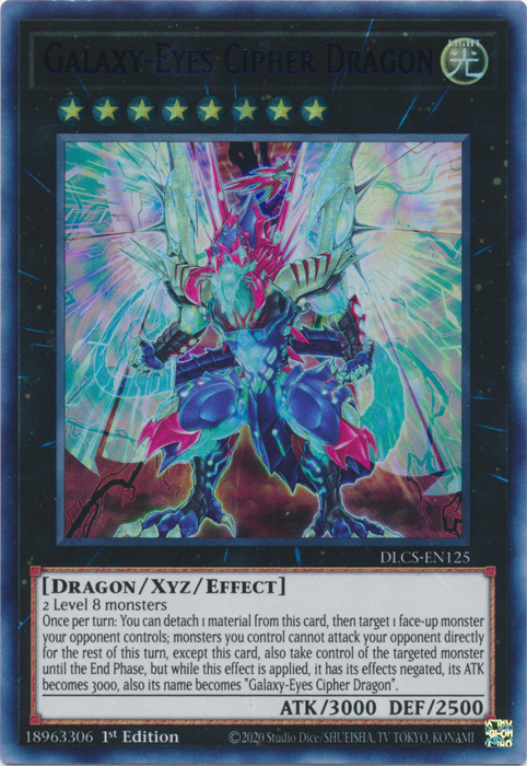 Galaxy-Eyes Cipher Dragon (Blue) [DLCS-EN125] Ultra Rare | Fandemonia Ltd