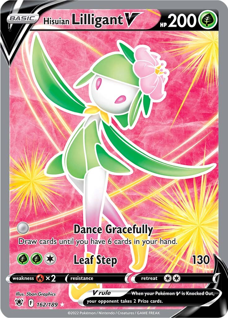 Hisuian Lilligant V (162/189) [Sword & Shield: Astral Radiance] | Fandemonia Ltd