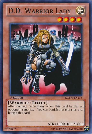 D.D. Warrior Lady [LCYW-EN215] Rare | Fandemonia Ltd