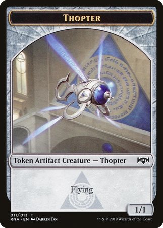 Thopter Token [Ravnica Allegiance Tokens] | Fandemonia Ltd