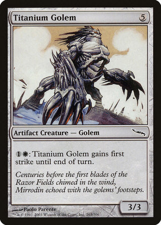 Titanium Golem [Mirrodin] | Fandemonia Ltd