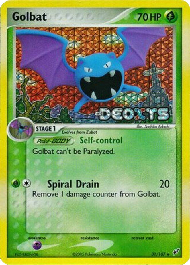 Golbat (31/107) (Stamped) [EX: Deoxys] | Fandemonia Ltd