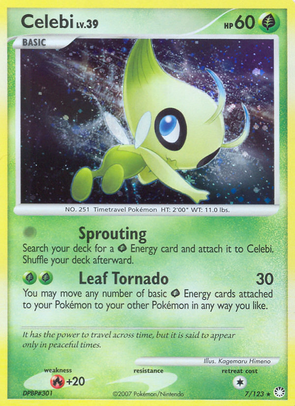 Celebi (7/123) [Diamond & Pearl: Mysterious Treasures] | Fandemonia Ltd