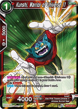 Kunshi, Warrior of Universe 11 (BT14-021) [Cross Spirits] | Fandemonia Ltd