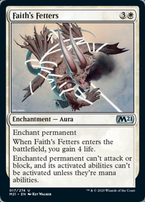 Faith's Fetters [Core Set 2021] | Fandemonia Ltd