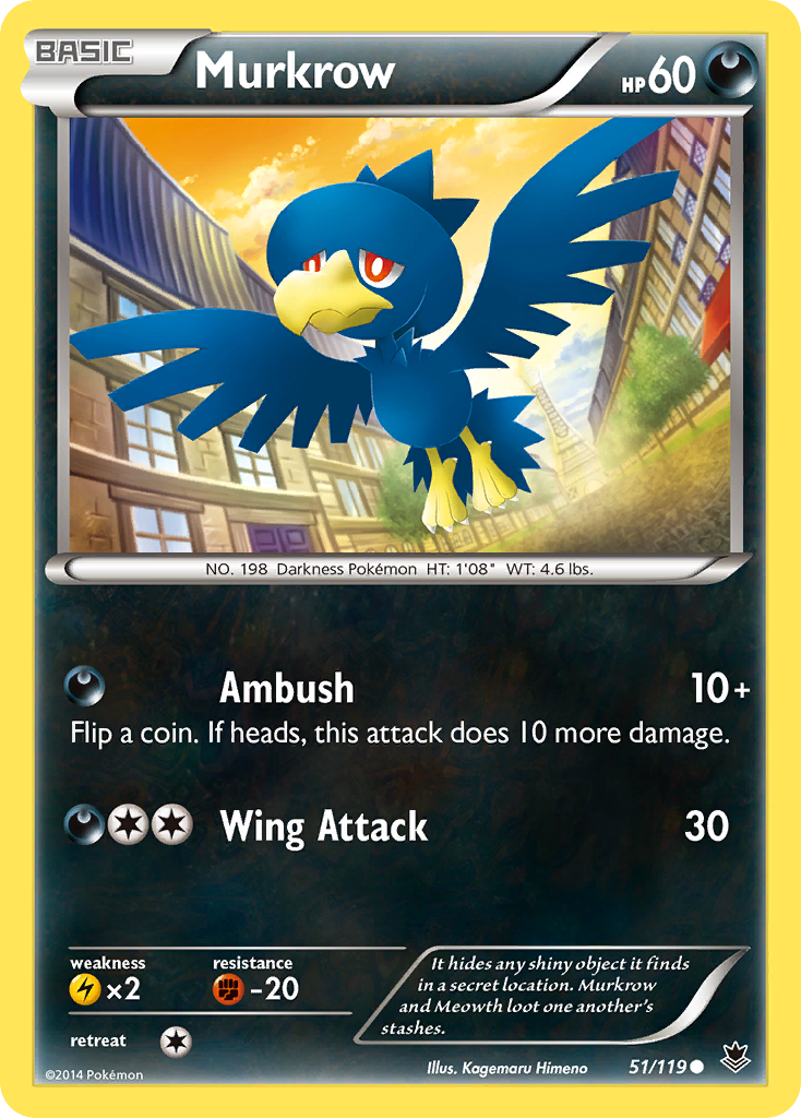 Murkrow (51/119) [XY: Phantom Forces] | Fandemonia Ltd