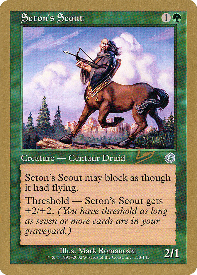 Seton's Scout (Raphael Levy) [World Championship Decks 2002] | Fandemonia Ltd