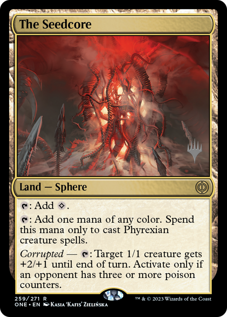 The Seedcore (Promo Pack) [Phyrexia: All Will Be One Promos] | Fandemonia Ltd