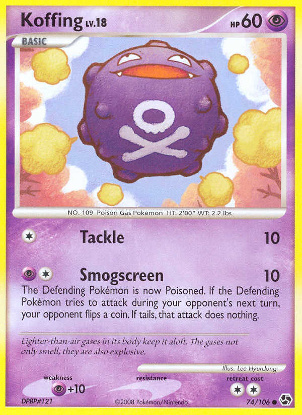 Koffing (74/106) [Diamond & Pearl: Great Encounters] | Fandemonia Ltd