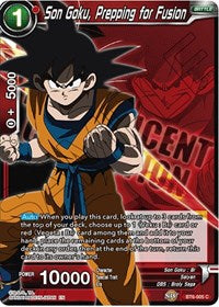 Son Goku, Prepping for Fusion [BT6-005] | Fandemonia Ltd