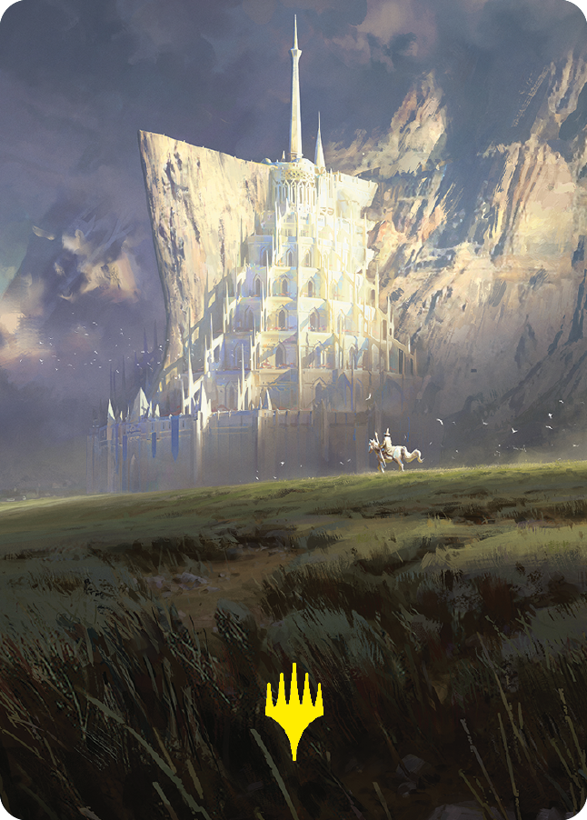 Minas Tirith Art Card (Gold-Stamped Signature) [The Lord of the Rings: Tales of Middle-earth Art Series] | Fandemonia Ltd