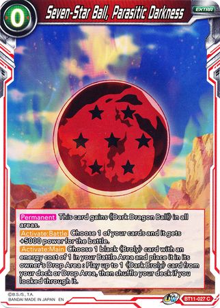 Seven-Star Ball, Parasitic Darkness [BT11-027] | Fandemonia Ltd