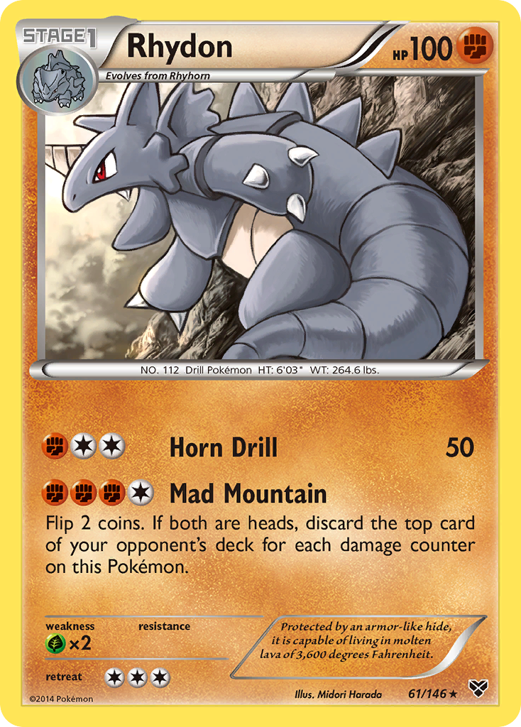 Rhydon (61/146) [XY: Base Set] | Fandemonia Ltd