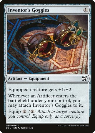 Inventor's Goggles [Duel Decks: Elves vs. Inventors] | Fandemonia Ltd