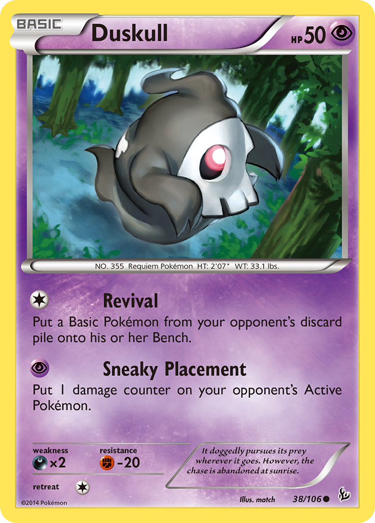 Duskull (38/106) [XY: Flashfire] | Fandemonia Ltd