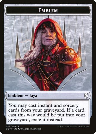 Emblem - Jaya Ballard [Dominaria Tokens] | Fandemonia Ltd