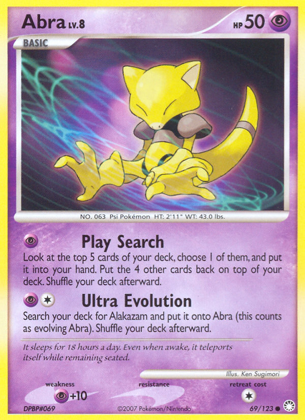 Abra (69/123) [Diamond & Pearl: Mysterious Treasures] | Fandemonia Ltd