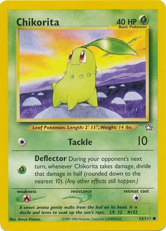 Chikorita (53/111) [Neo Genesis Unlimited] | Fandemonia Ltd